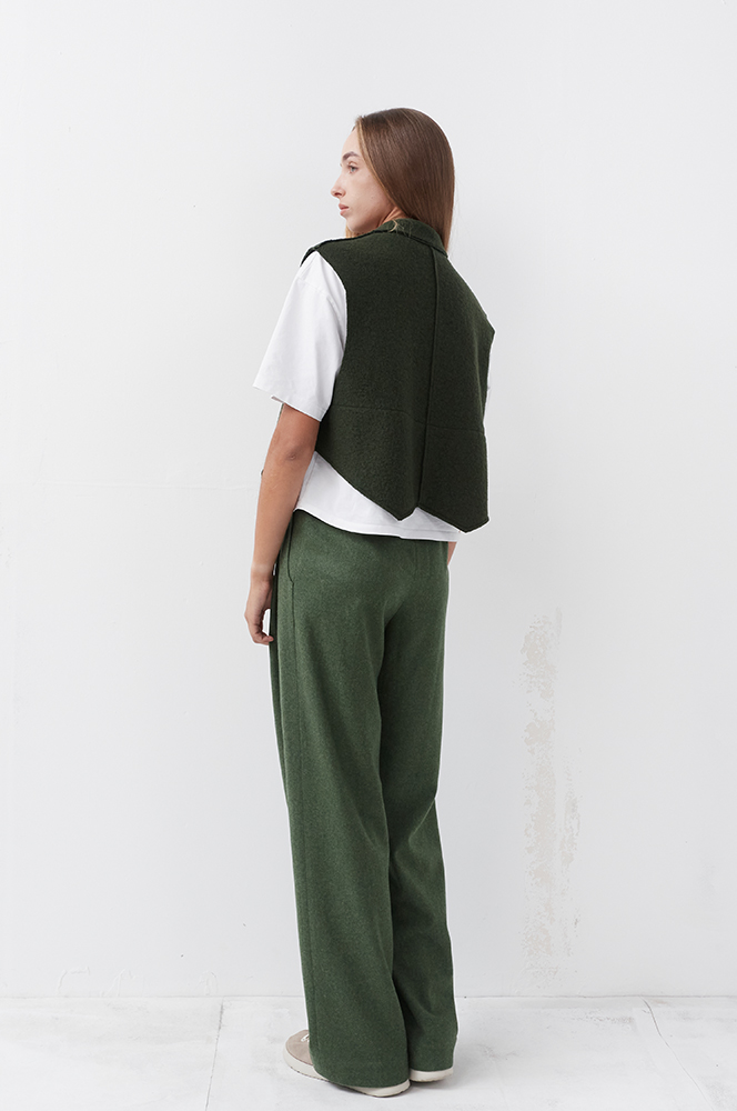 Штани вовна зелений (БР 85)